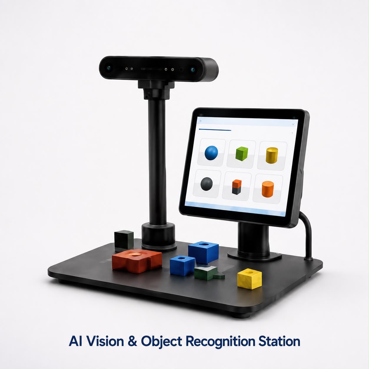 AI Vision & Object Recognition Station