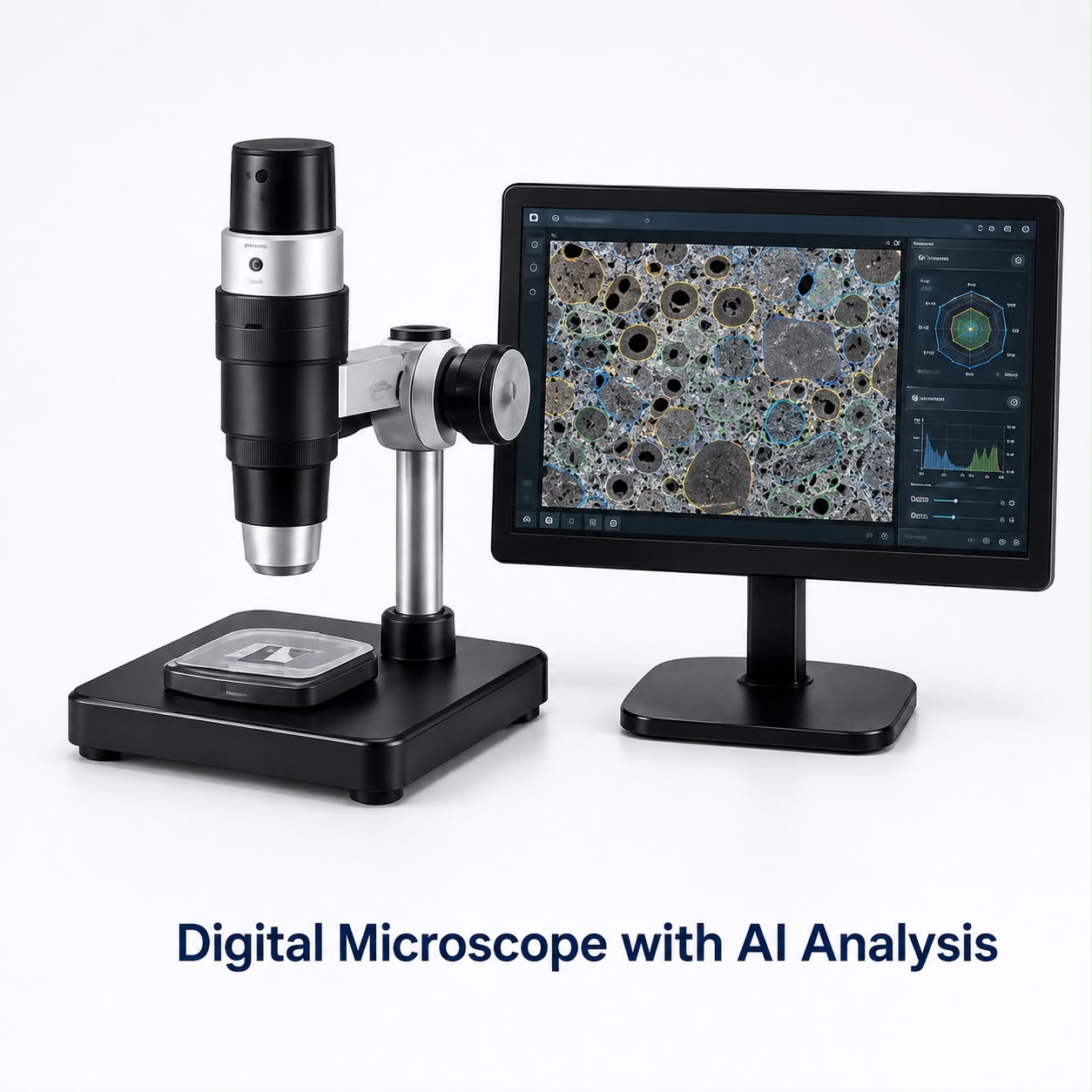 Digital Microscope with AI Analysis