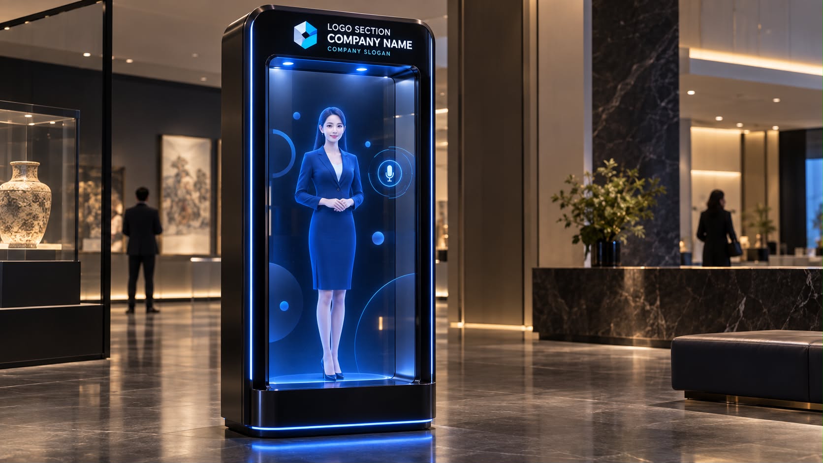 Life-Size Holographic Presence Display